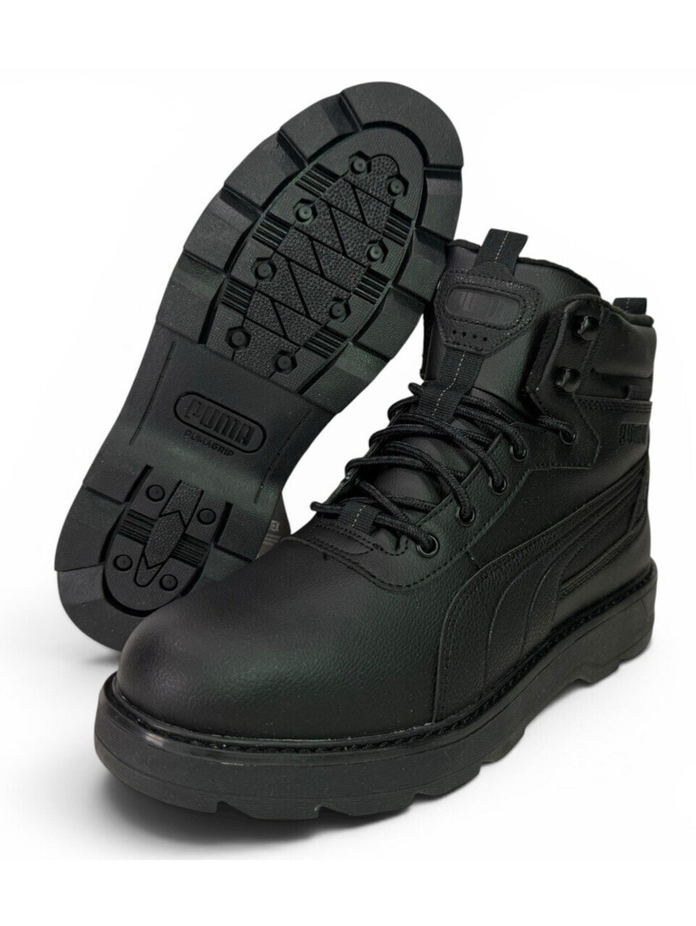 PUMA Desierto v3 Puretex Boot 393928 01 Triple Black Waterproof Boot Men's 7.5